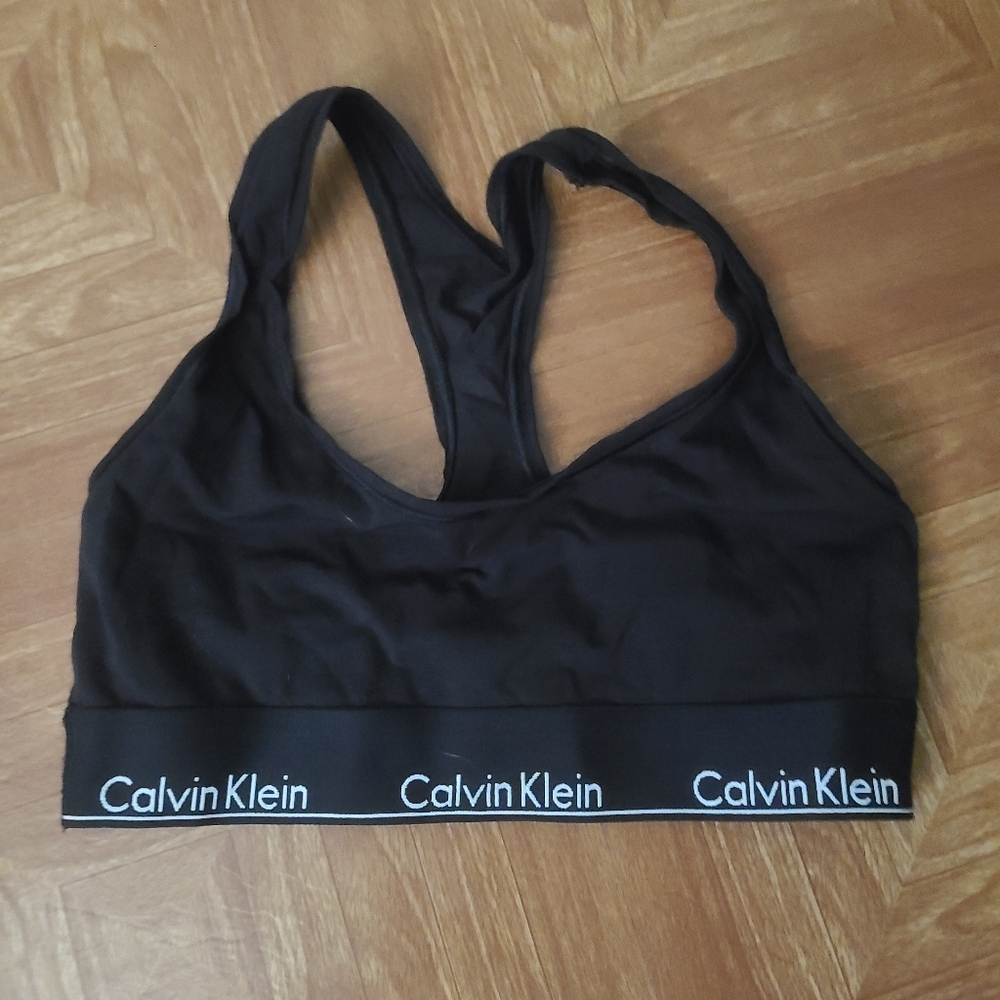 Calvin Klein Black Sports Bra Size X Small